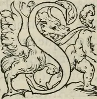 An illustration from La geomance dv Seigneur Christofe de Cattan, gentilhomme Geneuoys. Liure non moins plaisant & recreatif. Auec la roüe de Pythagoras (1558)