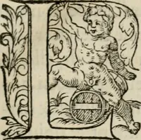 An illustration from La geomance dv Seigneur Christofe de Cattan, gentilhomme Geneuoys. Liure non moins plaisant & recreatif. Auec la roüe de Pythagoras (1558)