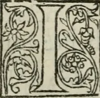 An illustration from La geomance dv Seigneur Christofe de Cattan, gentilhomme Geneuoys. Liure non moins plaisant & recreatif. Auec la roüe de Pythagoras (1558)