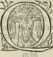 An illustration from La geomance dv Seigneur Christofe de Cattan, gentilhomme Geneuoys. Liure non moins plaisant & recreatif. Auec la roüe de Pythagoras (1558)