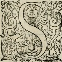 An illustration from La geomance dv Seigneur Christofe de Cattan, gentilhomme Geneuoys. Liure non moins plaisant & recreatif. Auec la roüe de Pythagoras (1558)
