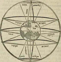An illustration from La geomance dv Seigneur Christofe de Cattan, gentilhomme Geneuoys. Liure non moins plaisant & recreatif. Auec la roüe de Pythagoras (1558)