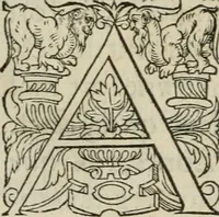 An illustration from La geomance dv Seigneur Christofe de Cattan, gentilhomme Geneuoys. Liure non moins plaisant & recreatif. Auec la roüe de Pythagoras (1558)