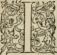 An illustration from La geomance dv Seigneur Christofe de Cattan, gentilhomme Geneuoys. Liure non moins plaisant & recreatif. Auec la roüe de Pythagoras (1558)