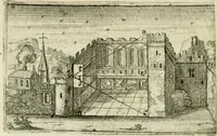 Picture 44 of 88 from La geometrie; ou, Mesure des lignes droittes esloignees par le quarrè geometrique (1643), leaf 103