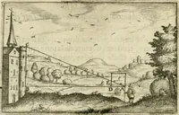 Picture 14 of 88 from La geometrie; ou, Mesure des lignes droittes esloignees par le quarrè geometrique (1643), leaf 31
