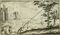 Picture 16 of 88 from La geometrie; ou, Mesure des lignes droittes esloignees par le quarrè geometrique (1643), leaf 34