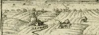 An illustration from La geometrie; ou, Mesure des lignes droittes esloignees par le quarrè geometrique (1643)
