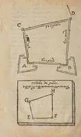 Picture 23 of 24 from La geometrie, redvite en vne facile et briefve practique, par deux excellens instrumens, dont l'vn est le pantometre ov compas de proportion (1626), leaf 176