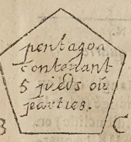 An illustration from La geometrie, redvite en vne facile et briefve practique, par deux excellens instrumens, dont l'vn est le pantometre ov compas de proportion (1626)