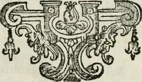 An illustration from La gloria e'l tempo festeggianti la nascita del Serenissimo Principe di Modana : armeggiamento a cavallo fatto alla presenza delle Serme. Altezze di Parma, & c. nel teatro eretto innanzi al ducal palazzo nel mese di febbrajo l'anno 1700 (1700)
