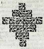 An illustration from Lago, fortezza, e rocca di Garda e Gardesana : con la genealogia de gli antichi signori di Garda, hora detti Carlotti : nobili di Verona, marchesi di Riperbella nella Toscana, baroni di Cesterol, e di Villanoua, e signori di Masuquies, Cailà, e S. Giouanni, nella lingua d'Occa (1679)
