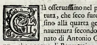 An illustration from Lago, fortezza, e rocca di Garda e Gardesana : con la genealogia de gli antichi signori di Garda, hora detti Carlotti : nobili di Verona, marchesi di Riperbella nella Toscana, baroni di Cesterol, e di Villanoua, e signori di Masuquies, Cailà, e S. Giouanni, nella lingua d'Occa (1679)