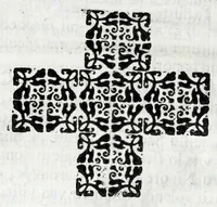 An illustration from Lago, fortezza, e rocca di Garda e Gardesana : con la genealogia de gli antichi signori di Garda, hora detti Carlotti : nobili di Verona, marchesi di Riperbella nella Toscana, baroni di Cesterol, e di Villanoua, e signori di Masuquies, Cailà, e S. Giouanni, nella lingua d'Occa (1679)