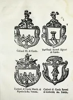 Picture 5 of 31 from Lago, fortezza, e rocca di Garda e Gardesana : con la genealogia de gli antichi signori di Garda, hora detti Carlotti : nobili di Verona, marchesi di Riperbella nella Toscana, baroni di Cesterol, e di Villanoua, e signori di Masuquies, Cailà, e S. Giouanni, nella lingua d'Occa (1679), leaf 65
