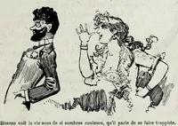 An illustration from La grande mascarade parisienne (1881)