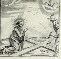 Picture 28 of 39 from L'agreable entretien des ames : sur 168 tableaux souscris de prieres, pour mediter les sts. misteres et pour regler nos vies et mœurs sur celles de n[ot]re sauueur Iesus Christ et de Ste. Marie sa mere, en disant le chapelet du rozaire (1648), leaf 109