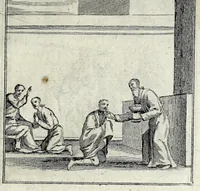 Picture 35 of 39 from L'agreable entretien des ames : sur 168 tableaux souscris de prieres, pour mediter les sts. misteres et pour regler nos vies et mœurs sur celles de n[ot]re sauueur Iesus Christ et de Ste. Marie sa mere, en disant le chapelet du rozaire (1648), leaf 155