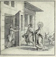 Picture 6 of 39 from L'agreable entretien des ames : sur 168 tableaux souscris de prieres, pour mediter les sts. misteres et pour regler nos vies et mœurs sur celles de n[ot]re sauueur Iesus Christ et de Ste. Marie sa mere, en disant le chapelet du rozaire (1648), leaf 37