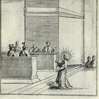Picture 15 of 39 from L'agreable entretien des ames : sur 168 tableaux souscris de prieres, pour mediter les sts. misteres et pour regler nos vies et mœurs sur celles de n[ot]re sauueur Iesus Christ et de Ste. Marie sa mere, en disant le chapelet du rozaire (1648), leaf 63