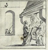 Picture 21 of 39 from L'agreable entretien des ames : sur 168 tableaux souscris de prieres, pour mediter les sts. misteres et pour regler nos vies et mœurs sur celles de n[ot]re sauueur Iesus Christ et de Ste. Marie sa mere, en disant le chapelet du rozaire (1648), leaf 87
