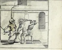 Picture 23 of 39 from L'agreable entretien des ames : sur 168 tableaux souscris de prieres, pour mediter les sts. misteres et pour regler nos vies et mœurs sur celles de n[ot]re sauueur Iesus Christ et de Ste. Marie sa mere, en disant le chapelet du rozaire (1648), leaf 91