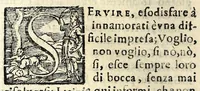 An illustration from La greca schiava : commedia (1618)