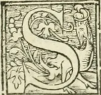 An illustration from L'agriculture et maison rustique; en laquelle est contenu tout ce qui peut estre requis, pour bastir maison champestre, nourrir & medeciner bestiail & volaille de toutes fortes, dresser iardins ... entretenir les prez, viuiers & estangs ... Plus vn bref recueil de la chasse & de la fauconnerie (1564)