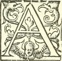 An illustration from L'agriculture et maison rustique; en laquelle est contenu tout ce qui peut estre requis, pour bastir maison champestre, nourrir & medeciner bestiail & volaille de toutes fortes, dresser iardins ... entretenir les prez, viuiers & estangs ... Plus vn bref recueil de la chasse & de la fauconnerie (1564)