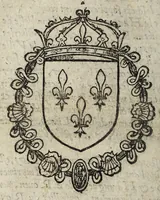 An illustration from La harangue de par la noblesse de toute la France, au roy tres-chrestien Charles neusiesme, tenant ses grans estatz en sa ville d'Orleans, le premier iour de ianuier, mil cinq cens soixante ... (1561)