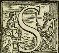 An illustration from La historia d'Italia ...: nuouamente rescontrata con tutti gli altri historici & auttori, che dell'istesse cose habbiano scritto: & ornata in margine con l'annotationi de' riscontri fatti da Thomaso Porcacchi da Castiglione Arretino. Con un Guidicio fatto dal medesimo, per discoprir tutte le bellezze di questa Historia: & una Raccolta di tutte le sententie sparse per l'opera: et con due tauole: una de gli auttori citati in margine; & l'altra delle cose notabili (1574)