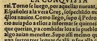 An illustration from La historia general de las Indias, y todo lo acaescido enellas dende que se ganaron hasta agora. ; y La conquista de Mexico, y dela Nueua España (1554)