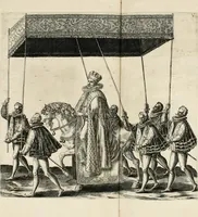 An illustration from La Ioyevse & magnifique entrée de Monseigneur Françoys, fils de France, et frere vnicqve dv Roy, par la grace de Dieu, Dvc de Brabant, d'Anjou, Alençon, Berri, &c. en sa tres-renommée ville d'Anvers (1582)