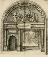 Picture 21 of 25 from La Ioyevse & magnifique entrée de Monseigneur Françoys, fils de France, et frere vnicqve dv Roy, par la grace de Dieu, Dvc de Brabant, d'Anjou, Alençon, Berri, &c. en sa tres-renommée ville d'Anvers (1582), leaf 81