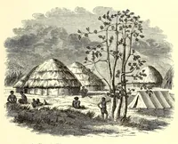 An illustration from The lake regions of Central Africa : a picture of exploration (1860)