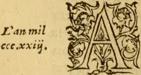 An illustration from La Legende des Flamens : cronique abregee, en laquelle est faict succinct recueil de l'origine des peuples & estatz de Flandres, Arthois, Haynault & Bourgongne, & des guerres par eulx faictes à leurs princes & à leurs voisins : auec plaisante co[m]memoration[n] de plusieurs choses faictes & auenuës en France Angleterre & Alemaigne, depuis sept ou huict cens ans : semblablement y sont traictées les descentes & genealogies des roys de Naples & de Sicille, & des princes & ducz de Milan, & quel droict ont les roys de France aus dictz royaumes & duché (1558)