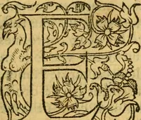 An illustration from La Legende des Flamens : cronique abregee, en laquelle est faict succinct recueil de l'origine des peuples & estatz de Flandres, Arthois, Haynault & Bourgongne, & des guerres par eulx faictes à leurs princes & à leurs voisins : auec plaisante co[m]memoration[n] de plusieurs choses faictes & auenuës en France Angleterre & Alemaigne, depuis sept ou huict cens ans : semblablement y sont traictées les descentes & genealogies des roys de Naples & de Sicille, & des princes & ducz de Milan, & quel droict ont les roys de France aus dictz royaumes & duché (1558)