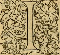 An illustration from La Legende des Flamens : cronique abregee, en laquelle est faict succinct recueil de l'origine des peuples & estatz de Flandres, Arthois, Haynault & Bourgongne, & des guerres par eulx faictes à leurs princes & à leurs voisins : auec plaisante co[m]memoration[n] de plusieurs choses faictes & auenuës en France Angleterre & Alemaigne, depuis sept ou huict cens ans : semblablement y sont traictées les descentes & genealogies des roys de Naples & de Sicille, & des princes & ducz de Milan, & quel droict ont les roys de France aus dictz royaumes & duché (1558)