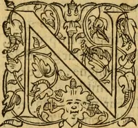 An illustration from La Legende des Flamens : cronique abregee, en laquelle est faict succinct recueil de l'origine des peuples & estatz de Flandres, Arthois, Haynault & Bourgongne, & des guerres par eulx faictes à leurs princes & à leurs voisins : auec plaisante co[m]memoration[n] de plusieurs choses faictes & auenuës en France Angleterre & Alemaigne, depuis sept ou huict cens ans : semblablement y sont traictées les descentes & genealogies des roys de Naples & de Sicille, & des princes & ducz de Milan, & quel droict ont les roys de France aus dictz royaumes & duché (1558)