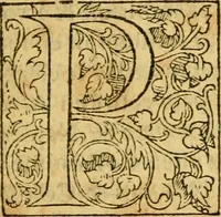 An illustration from La Legende des Flamens : cronique abregee, en laquelle est faict succinct recueil de l'origine des peuples & estatz de Flandres, Arthois, Haynault & Bourgongne, & des guerres par eulx faictes à leurs princes & à leurs voisins : auec plaisante co[m]memoration[n] de plusieurs choses faictes & auenuës en France Angleterre & Alemaigne, depuis sept ou huict cens ans : semblablement y sont traictées les descentes & genealogies des roys de Naples & de Sicille, & des princes & ducz de Milan, & quel droict ont les roys de France aus dictz royaumes & duché (1558)