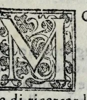 An illustration from La libraria del Doni fiorentino; nella quale sono scritti tutti gli autori volgari, con cento discorsi sopra quelli; tutte le tradottioni fatte dall'altre lingue nella nostra, & vna tauola generale, come si costuma fra librari.. (1551)