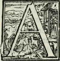 An illustration from L'alitinonfo di m. Gasparo Scaruffi Regiano, per fare ragione, et concordanza d'oro, e d'argento : che seruirà in vniuersale; tanto per prouedere à gli infiniti abusi del tosare, et guastare monete; quanto per regolare ogni sorte di pagamenti, et ridurre anco tutto il mondo ad vna sola moneta (1582)