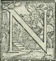 An illustration from L'alitinonfo di m. Gasparo Scaruffi Regiano, per fare ragione, et concordanza d'oro, e d'argento : che seruirà in vniuersale; tanto per prouedere à gli infiniti abusi del tosare, et guastare monete; quanto per regolare ogni sorte di pagamenti, et ridurre anco tutto il mondo ad vna sola moneta (1582)