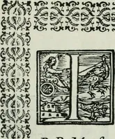 An illustration from L'alitinonfo di m. Gasparo Scaruffi Regiano, per fare ragione, et concordanza d'oro, e d'argento : che seruirà in vniuersale; tanto per prouedere à gli infiniti abusi del tosare, et guastare monete; quanto per regolare ogni sorte di pagamenti, et ridurre anco tutto il mondo ad vna sola moneta (1582)