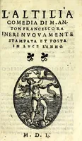 An illustration from L'altilia : comedia (1550)
