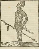 Picture 5 of 30 from La magnifica et trivmphale entrata del Christianiss. re di Francia Henrico secondo di questo nome fatta nella nobile & antiqua Città di Lyone à luy & à la sua serenissima consorte Chaterina alli 21. di septemb. 1548 : colla particulare descritione della commedia che fece recitare la Natione Fiorentina a richiesta di sua Maesta Christianissima (1549), leaf 32