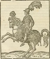 Picture 6 of 30 from La magnifica et trivmphale entrata del Christianiss. re di Francia Henrico secondo di questo nome fatta nella nobile & antiqua Città di Lyone à luy & à la sua serenissima consorte Chaterina alli 21. di septemb. 1548 : colla particulare descritione della commedia che fece recitare la Natione Fiorentina a richiesta di sua Maesta Christianissima (1549), leaf 35