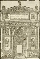 An illustration from La magnifica et trivmphale entrata del Christianiss. re di Francia Henrico secondo di questo nome fatta nella nobile & antiqua Città di Lyone à luy & à la sua serenissima consorte Chaterina alli 21. di septemb. 1548 : colla particulare descritione della commedia che fece recitare la Natione Fiorentina a richiesta di sua Maesta Christianissima (1549)