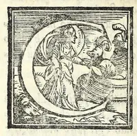 An illustration from La mandragola : comedia (1554)
