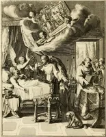 Picture 25 of 41 from La maniere de se bien preparer a la mort par des considerations sur la cene, la passion, & la mort de Jesus-Christ : avec de trés-belles estampes emblematiques (1700), leaf 101